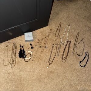 BUNDLE Silver, Gold and Black Jewelry